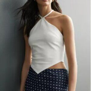 NWT Anthropologie Eri + Ali Swingy Halter Top XL